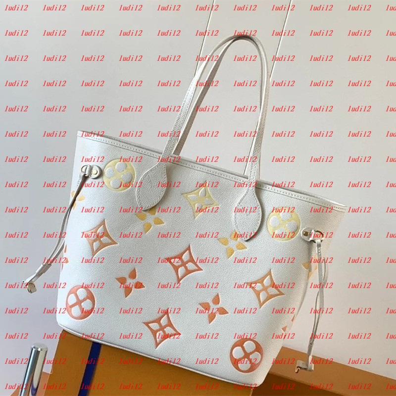 Vintage cowhide Nneverfull Luxury shopping bag Womens crossbody shoulder bag designer handbag Tote mirror quality leather bag underarm Bag embossing wallet 10a