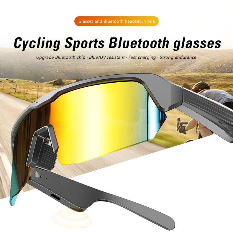Qianjin Wind Sunglasses Smart Glasses Bluetooth Translation Call AI glasses polarized sports casual sunglasses technology