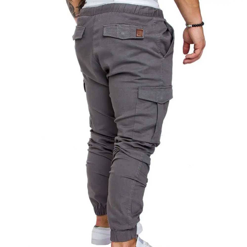 50 HOT 2022 New Mens Casual Jogging Pants Solid Color Pocket Pants Sports Pants Mens Trousers Street Hip Halen Jogging Pants W250826
