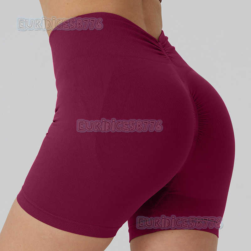 New Vwaist Peach Hip Shorts Seamless Yoga Pants Fitness Pants Running Sports Shorts for Women H250825