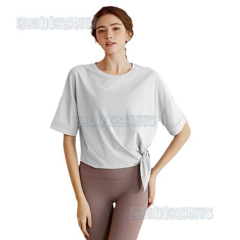 Hipcovering Sports Top for Women Summer Running Training Loose Slimming Trendy Yoga Shirt Breathable Fitness Short Sleeve H250825