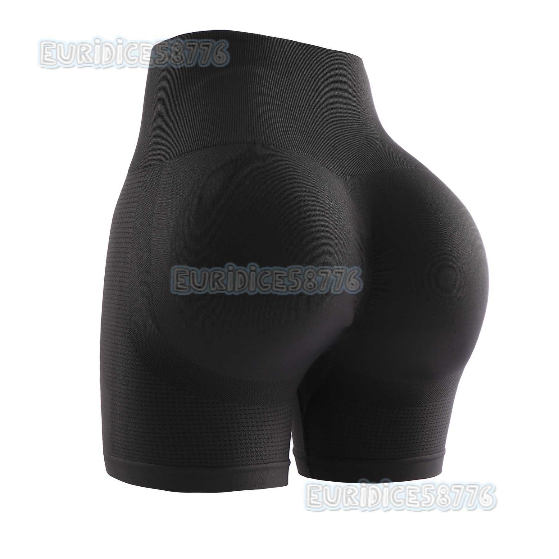 High Waist Peach Hip Tight Hip Lift Sports Running Fitness Quick Dry Threepoint Seamless Yoga Shorts Women H250825