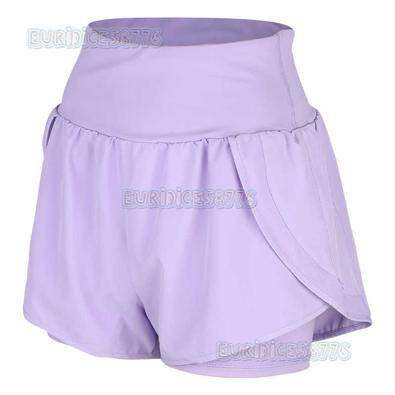 2025 New Antiexposure Sports Shorts for Women Quickdry Running Training Fitness Shorts Highwaist Yoga Shorts Hot Pants Summer H250825