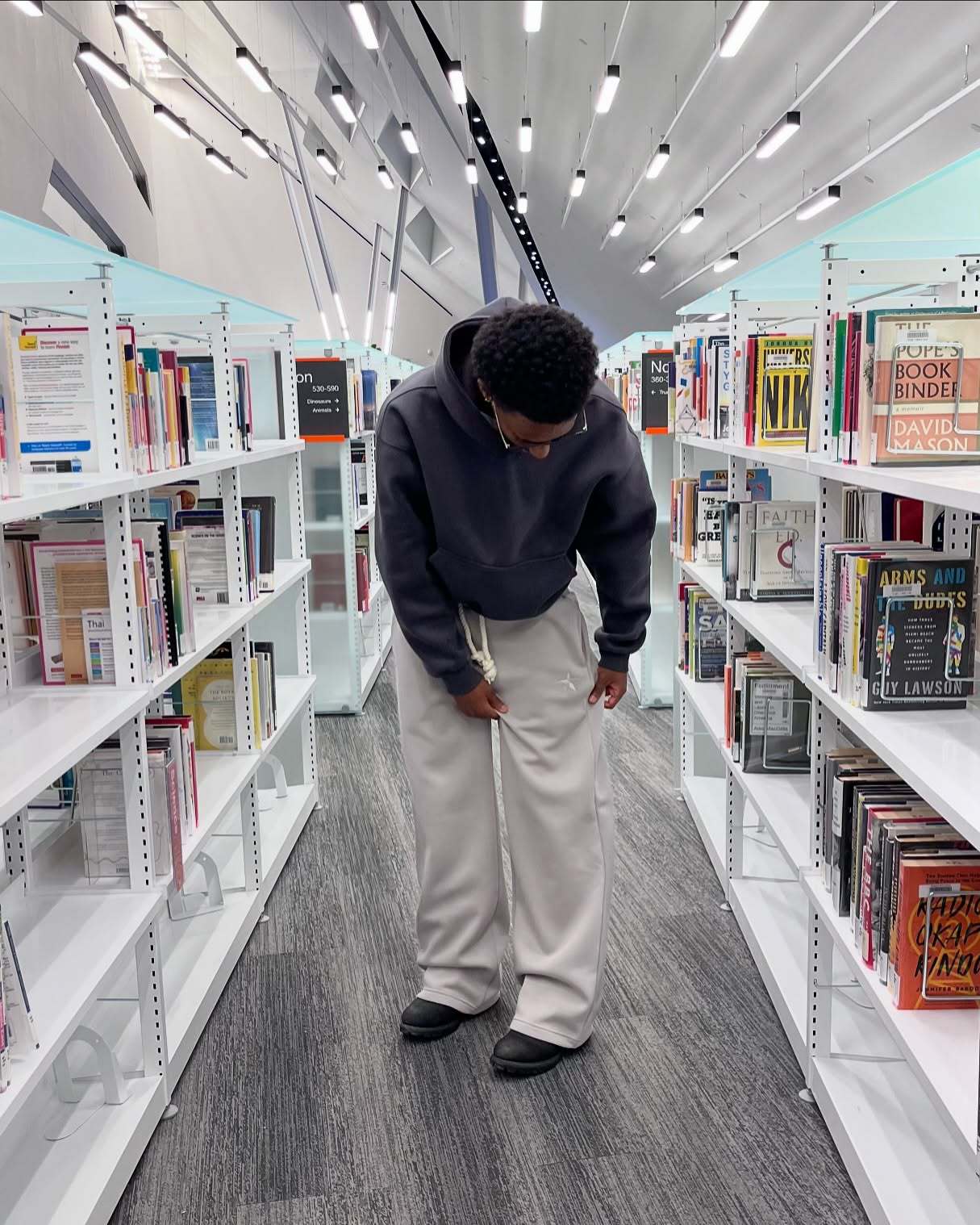 European and American double-waist embroidered sweatpants for men and women trendy brand high street trousers fake two-piece pants loose wide-leg pant