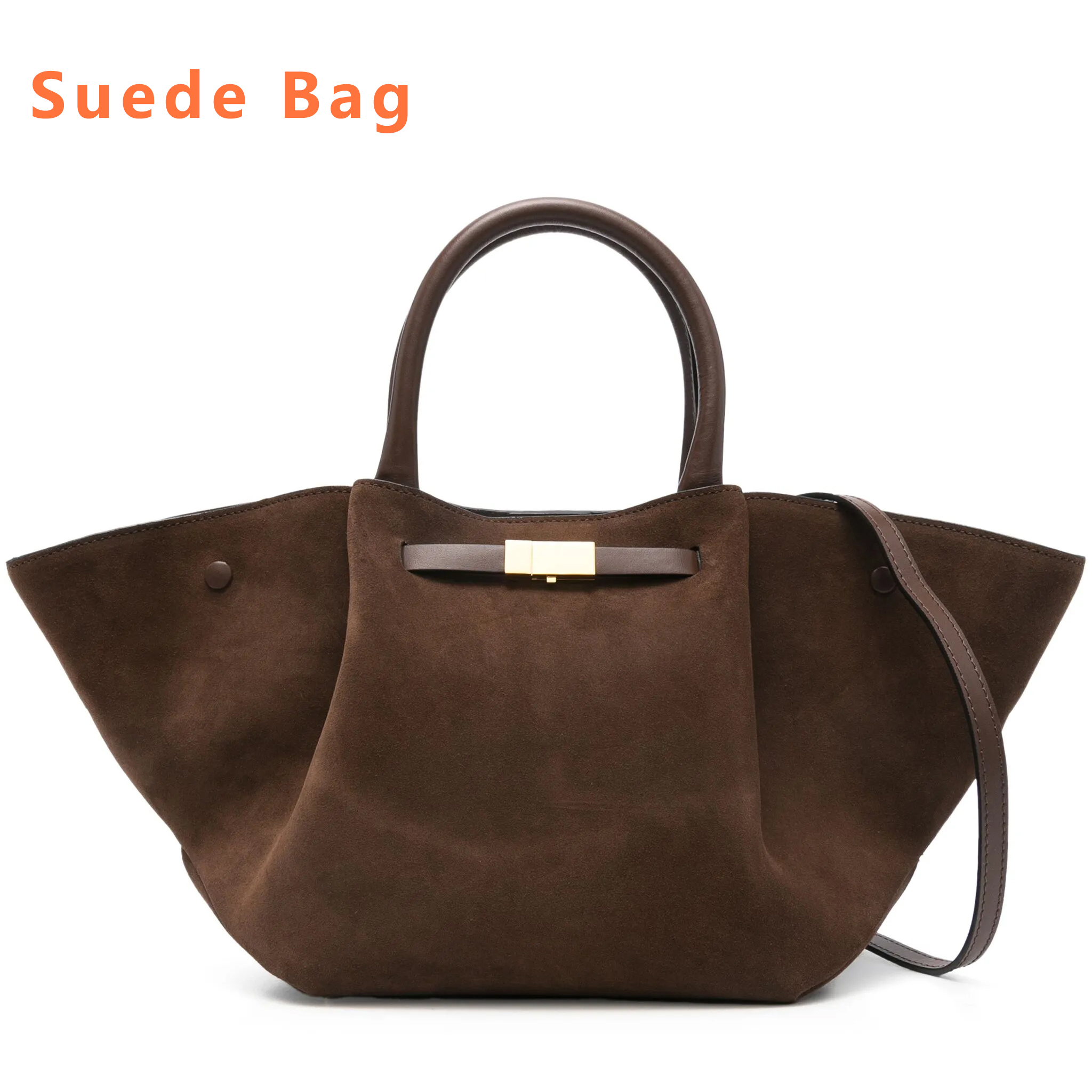 Designer Bag Tote Bag Suede Bag New York French luxury bag with a large capacity for daily commuting can be carried by hand or on one shoulder