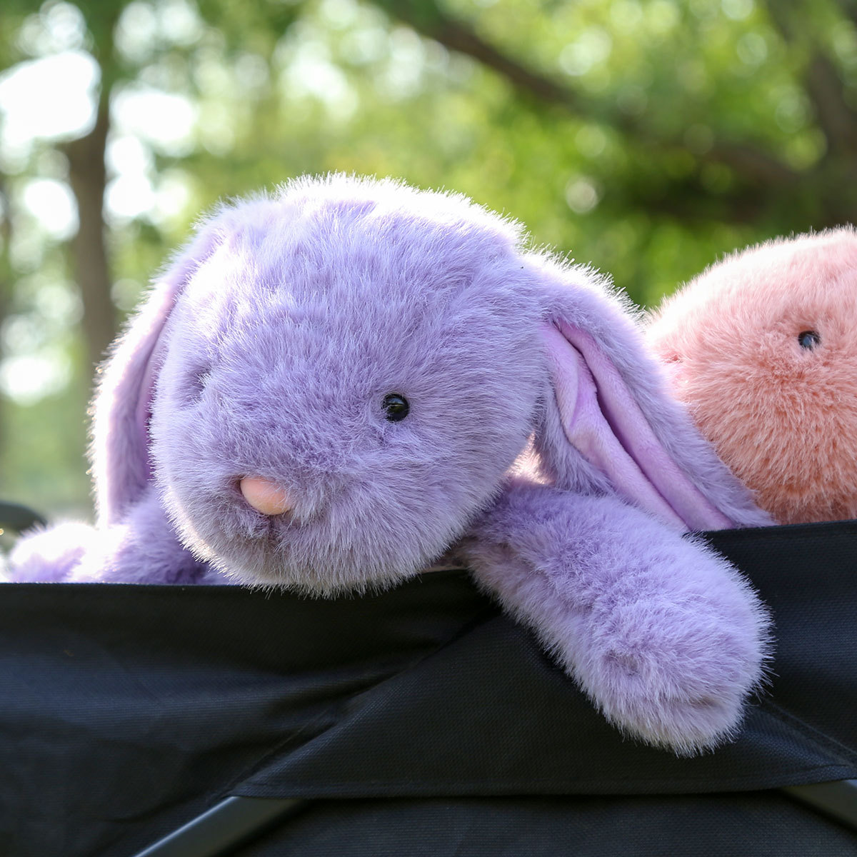 Cute Nini rabbit plush soft soothing toy bunny bed pillow girl holiday gift Y260128