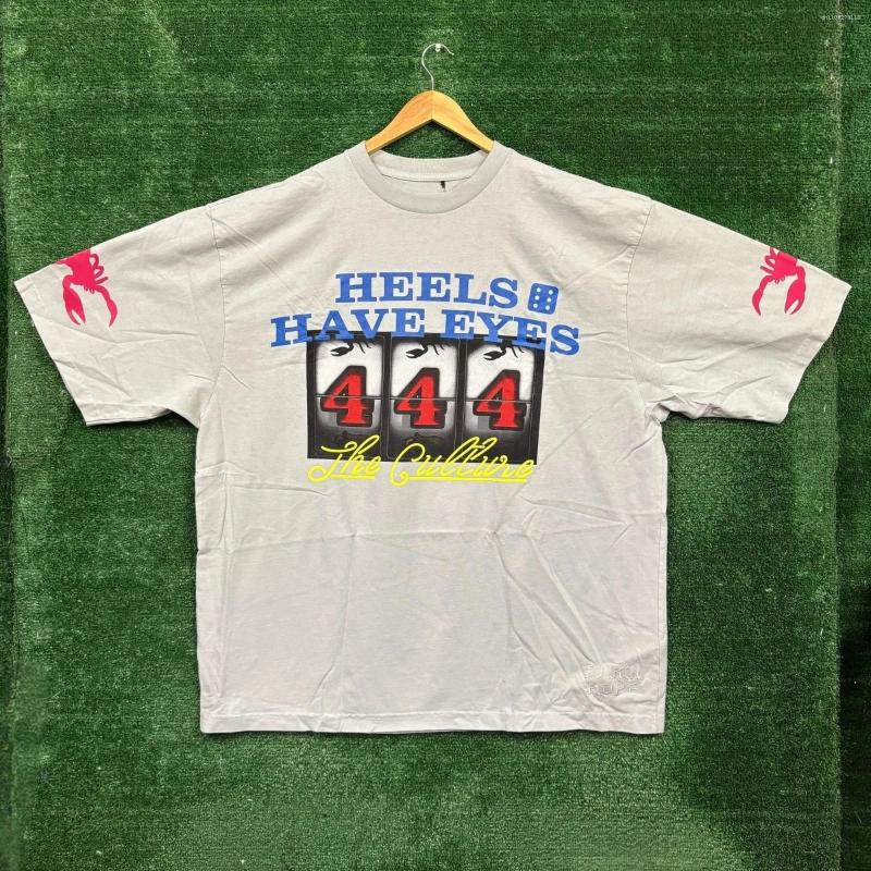 Men's T Shirts Fourth Rope Westside Gunn Heels Have Eyes The Culture Oversized T-Shirt Cotton Streetwear Trend Shirt Men Clothing