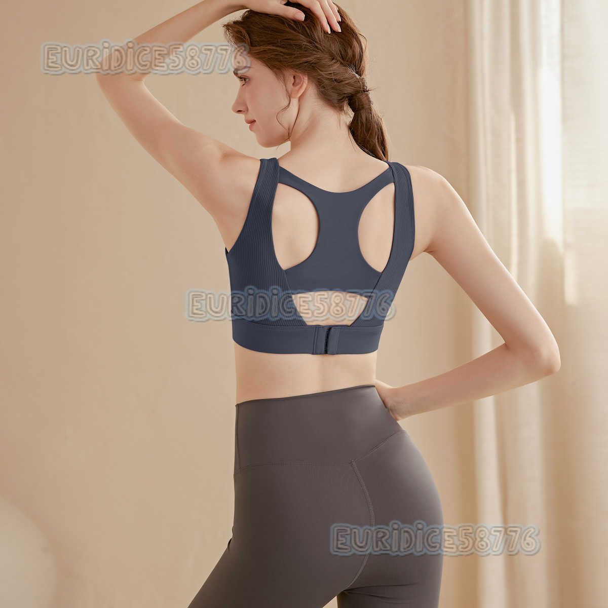 Highstrength Plus Size Sports Bra for Women Shockproof Running Professional Large Bust Fitness Vest Yoga Bra Antisagging Summer H250825