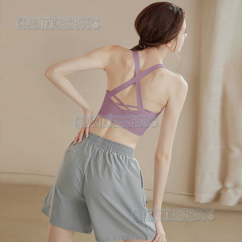 Highstrength Sports Bra for Women Shockproof Antisagging Damping Running Fitness Bra Fixed Onepiece Yoga Vest H250825