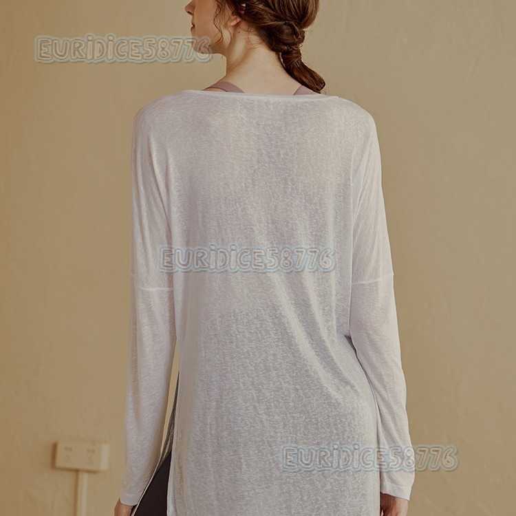 2025 New Loose Sports Coverup Womens Fitness Top Quickdry Long Sleeve Tshirt Breathable Slimming Running Yoga Wear H250825