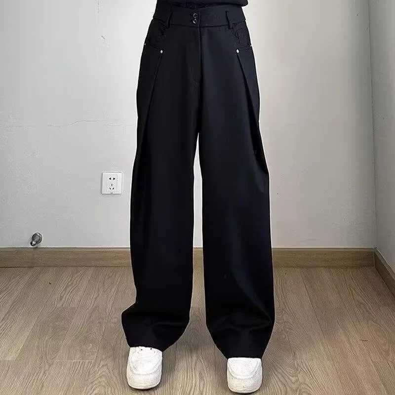 Casual Mens Summer Thin Lyocell Ice Sensation Seershawn Wide Leg Loose Fit Straight Pants Comfortable Breathable Trousers W250826