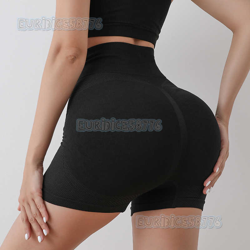 Yoga Shorts Peach Hip High Waist Quickdrying Seamless Tightfitting Hiplifting Fitness Pants for Women H250825