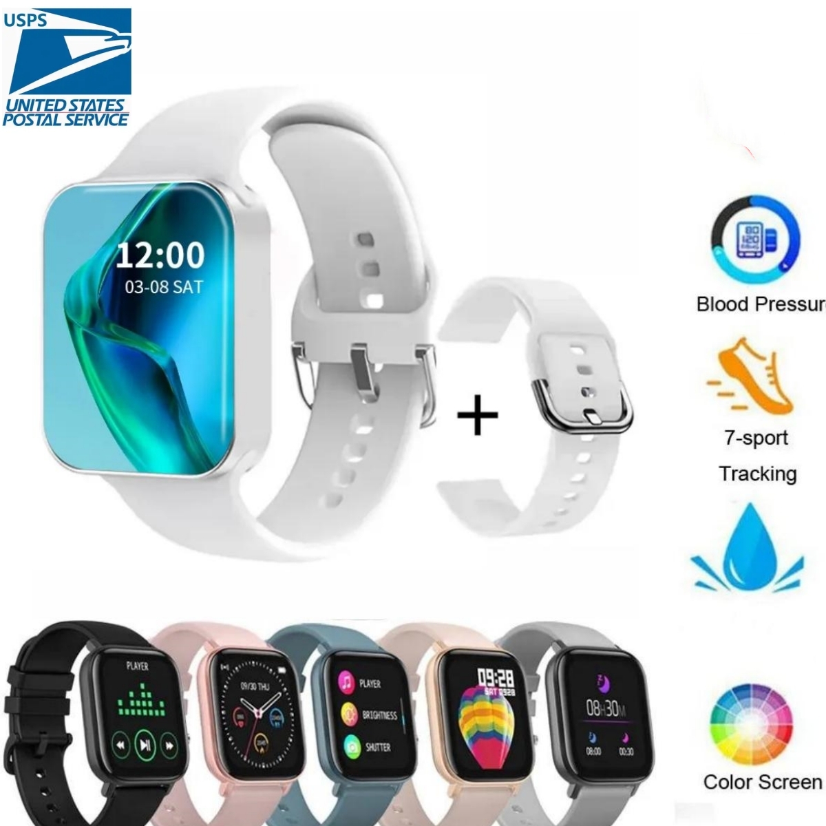 Smart Watch series 10 smartwatch Ultra 2 49mm Series 9 45mm fashion watch Men's Watch iWatch Sport Watch Wireless Charging Strap Box Protective Cover Case