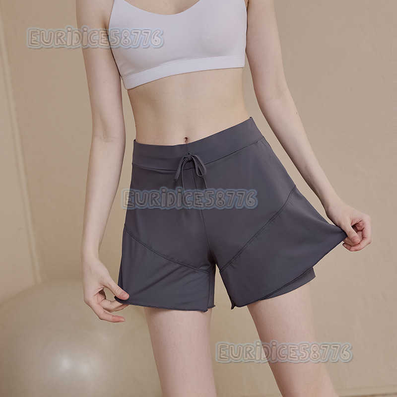 Plus Size Sports Shorts for Women Antiexposure Quickdry Highwaisted Professional Running Training Yoga Shorts for Summer H250825