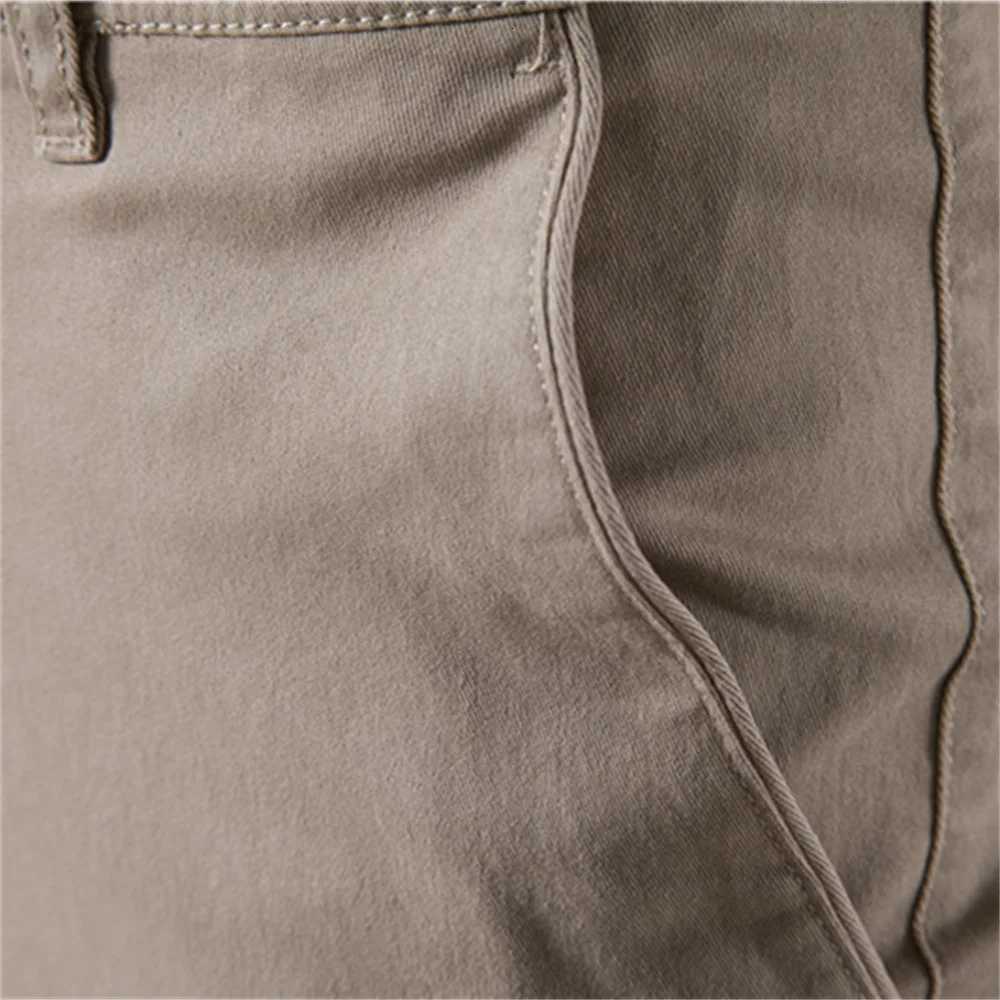 100 Cotton Mens Trousers Solid Color Slim Fit Mens Pants New Spring Autumn High Quality Classic Business Pants Men W250826
