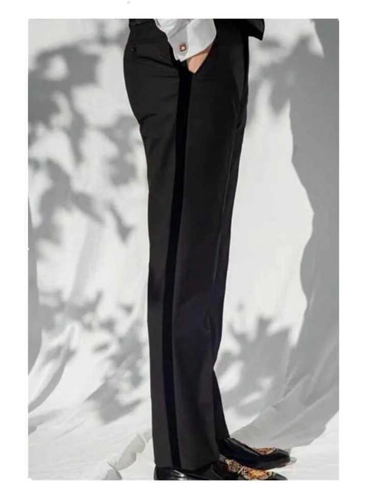 6XL New Mens Suit Pants High Quality Spring Autumn Straight Business Dress Trousers Formal Classic Black Trousers Pants W250826