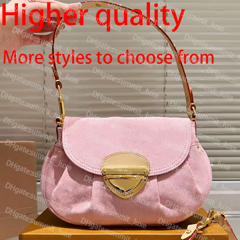 Pink Designer Bag Denim Bag Shoulder Bag Women Purse High Quality Crossbody Bag Luxury Bag Fashion Hobo Bag Large Tote Bag Top Hand Bags Makeup Bag Clutch Bag Mini Bag