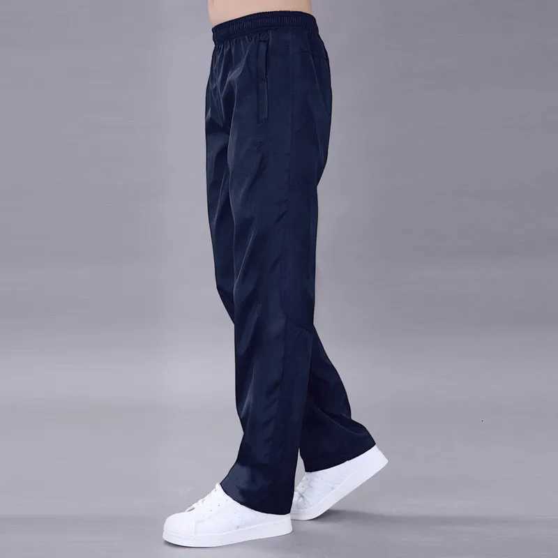 Mens Pants Sweatpants Quick Dry Breathable Pants Spring Sports Trousers Elastic Waist Straight Wide Joggers Running Tracksuit Men W250826