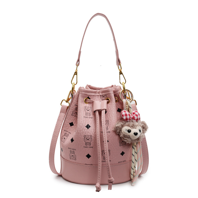 Foreign Trade Printed Drawstring Bucket Bag For Women Luxury Bag New Fashion Trendy Designer Bag Shoulder Bag Free Delivery To Your Door Commuter Cros