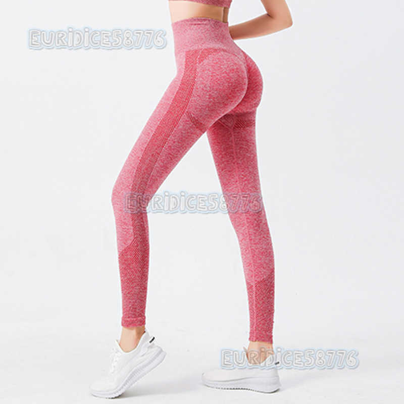 Fengdiandian Fitness Sports Pants Seamless High Waist Elastic Chrysanthemum Tightfitting Outer Wear Yoga Ninepoint Pants Women Slim Fit H250825