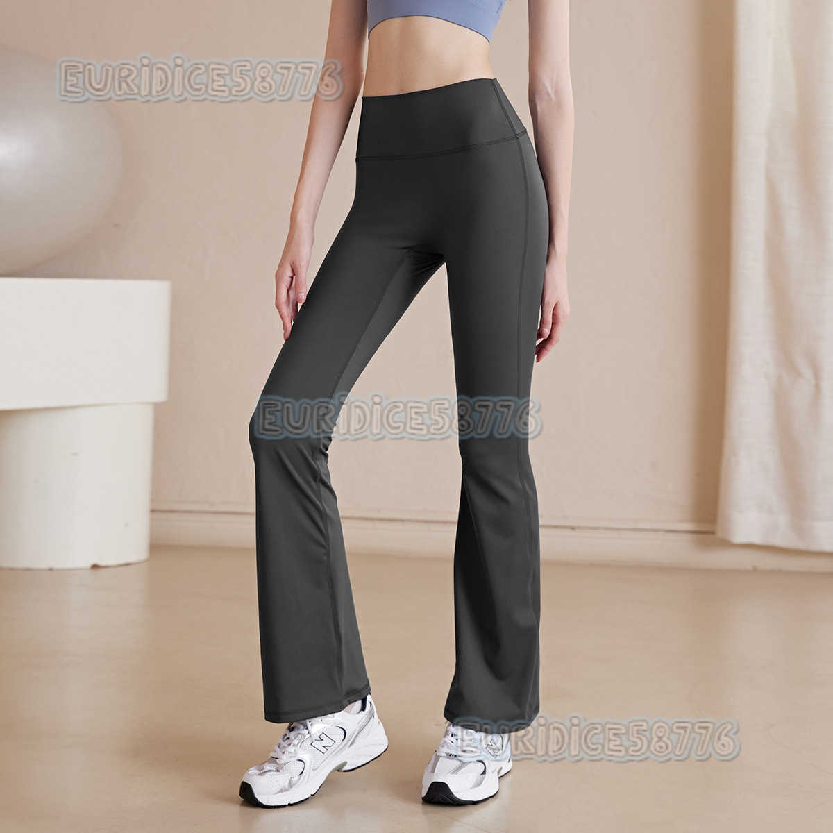 New Yoga Pants High Waist Hip Lift High Elastic Tight Flared Pants Sports Pants Slimming Fitness Pants Embarrassing Lines H250825