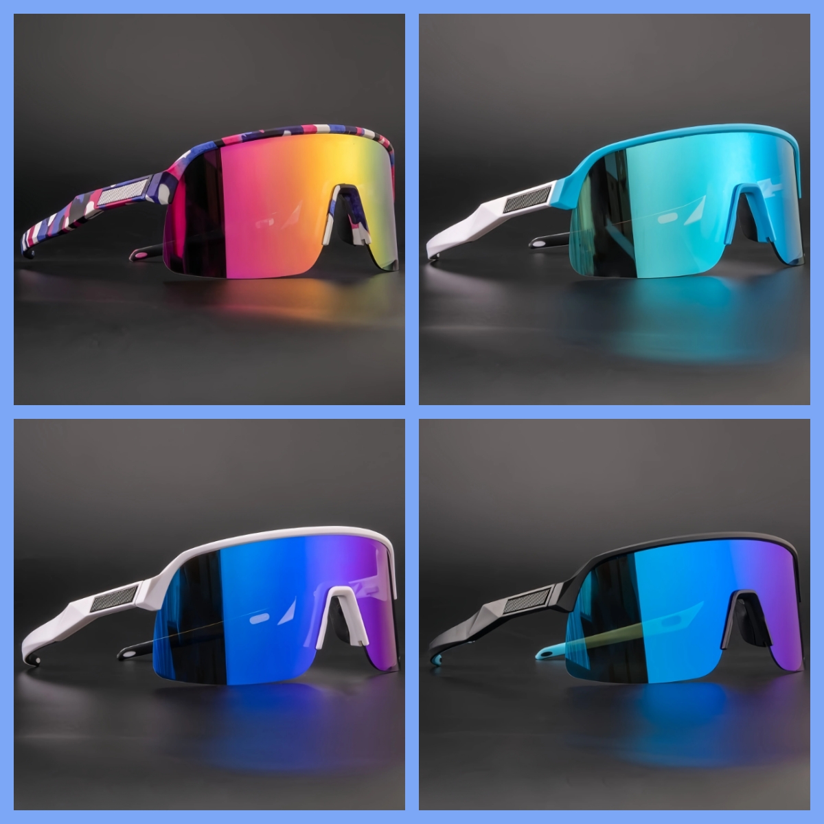 New mtb Running sunglasses cycle Glasses Eyewear Men Women Sports Bike Sunglasses UV400 full Larger frame Cycling Glasses Bicycle Goggles Cyclist glasses