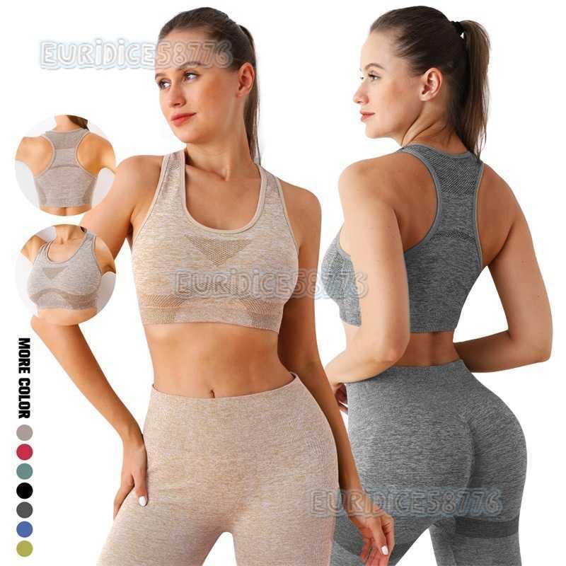 Yoga Wear Peach Hip Sports Vest Tight Hip High Waist Quickdrying Fivepoint Pants Fitness Twopiece Set for Women H250825