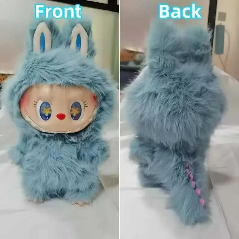 In Stock New 38cm The Monster Labubu Series Zimomo Big Angel Creative Vinyl Pendant Model Replica Toys Birthday Gifts#y145