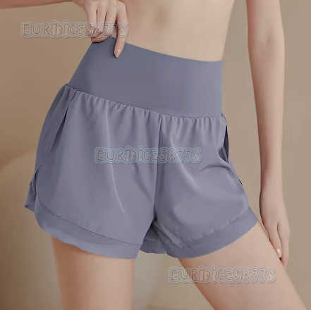 2025 New Quickdry Antiexposure Sports Shorts for Women Summer Loose Running Fitness Shorts Casual Highwaist Yoga Shorts H250825