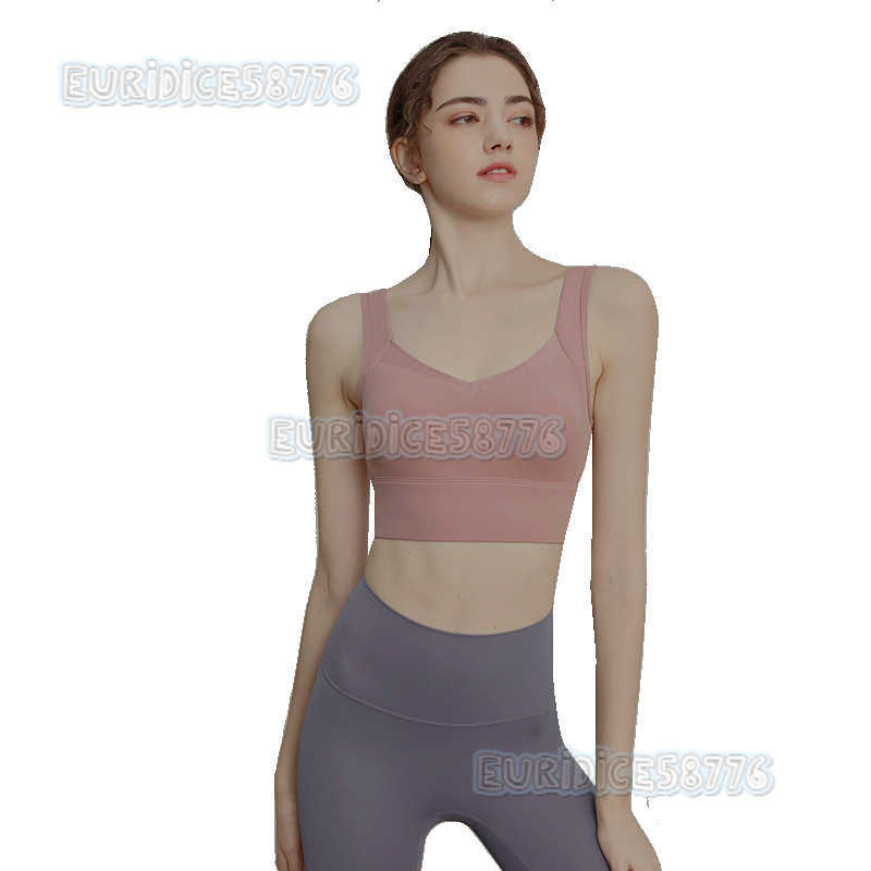 Professional Highstrength Onepiece Sports Bra for Women Shockproof Running Yoga Vest Pushup Antislip Sports Bra H250825