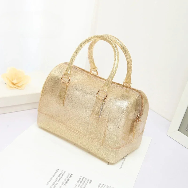 2024 Summer Jelly Bag One Shoulder Crossbody Portable Pillow Macaron Color Fashion Womens Candy Medium 250820