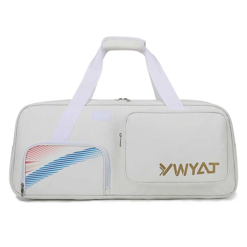 Badminton Racket Backpack for 6 Rackets Multi-Layered Nylon Sports Bag Water-Resistant Large Capacity Tennis Bag for Outdoor Use and Daily Organizatio