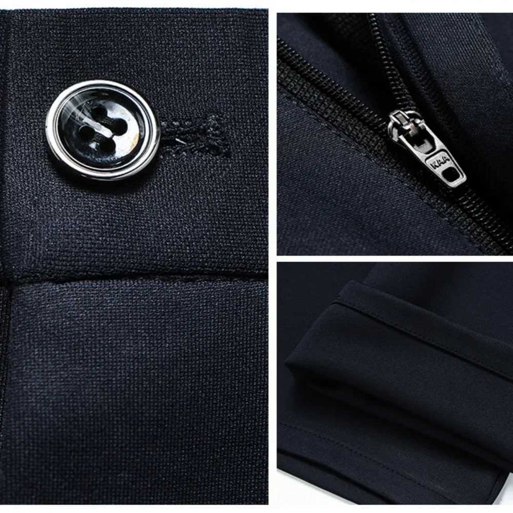 Mens Casual Pants NonIroning AntiWrinkle Elastic Suit Pants Small Foot Thin Solid Trousers Stretchy Hot Selling Male Bottoms W250826