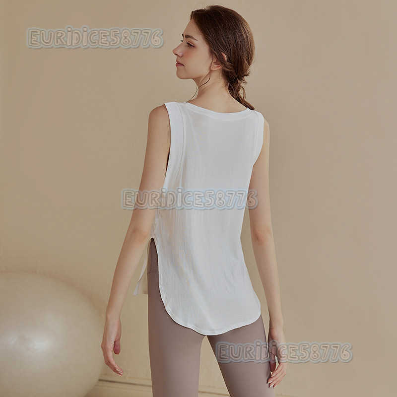 Camley 2025 Summer Loose Slimming Sports Tank Top for Women Running Breathable Yoga Top Sleeveless Fitness Tshirt H250825