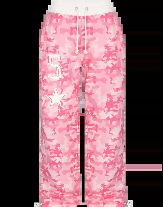 Streetwear Harajuku Retro Pink Two Piece Sportswear Hip Hop Rock Sexy Camouflage Short Hoodie Women Y2K Casual Sports Pants 250825