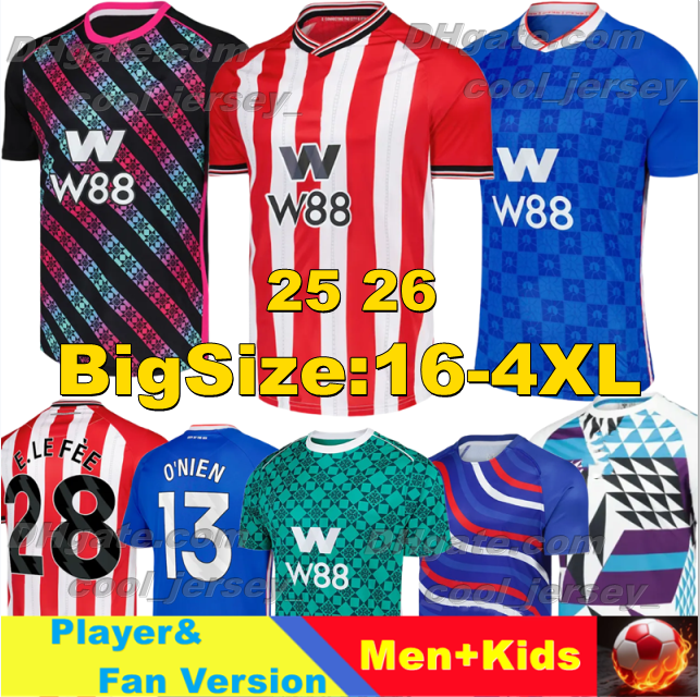 XXXL 4XL 25 26 SUNDERLAND Soccer Jerseys ISIDOR ROBERTS Retro 1992 2005 2006 MAYENDA MUNDLE NEIL POVEDA Long Football Shirts goalkeeper PATTERSON Men Kids Kits sets