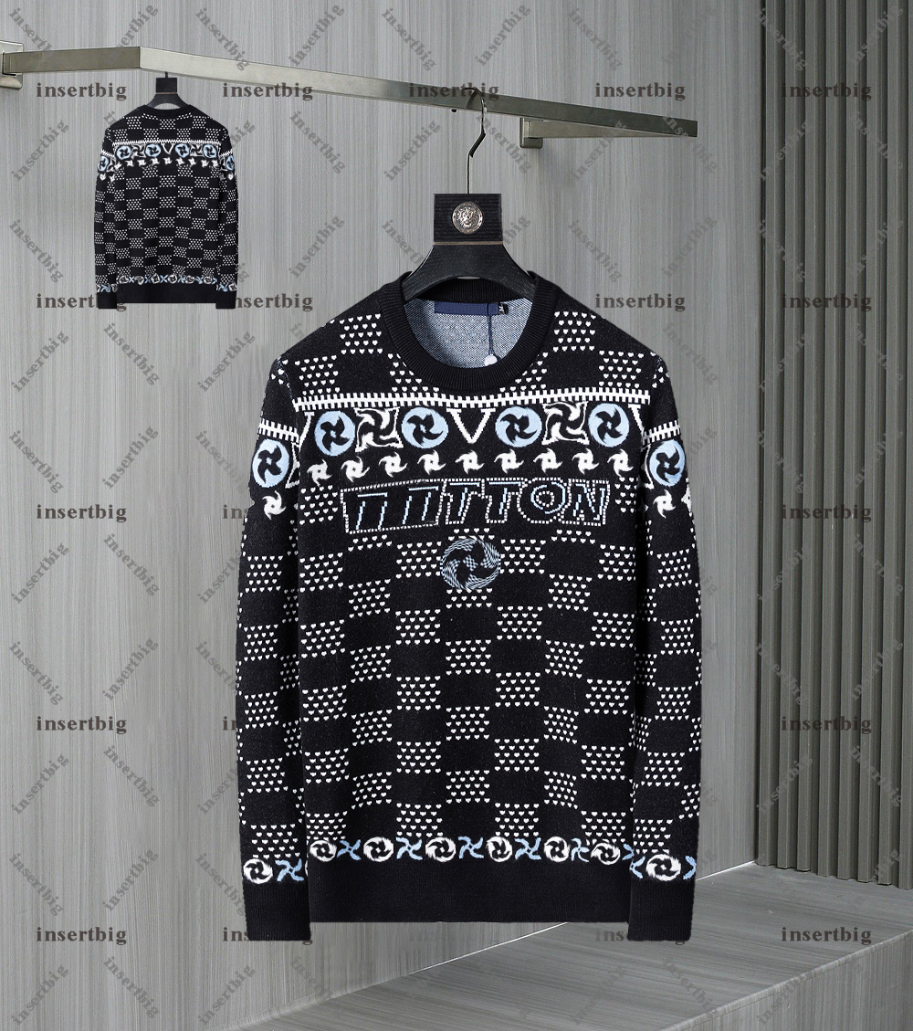 Sweater men's designer sweater winter designer high stretch knit sweater warm pullover shirt twist button shirt zipper sweater 668