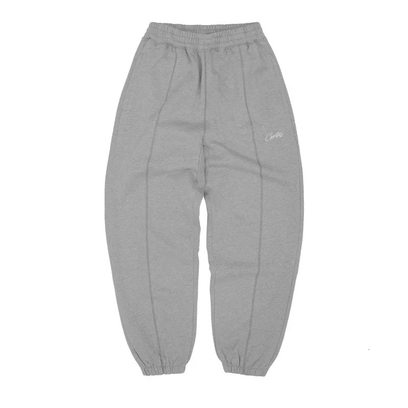 European and American hiphop street dance embroidered letter sweatshirt knitted sweatpants mens sports ankle pants 250825