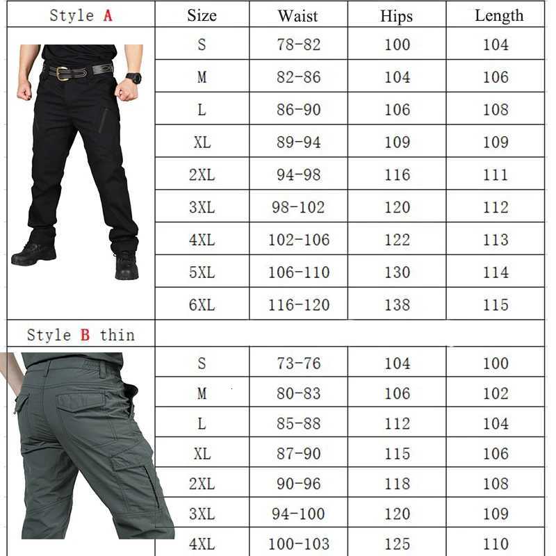 Tactical Cargo Pants Men Outdoor Waterproof SWAT Combat Military Camouflage Trousers Casual Multi Pocket Mens Work Joggers W250826