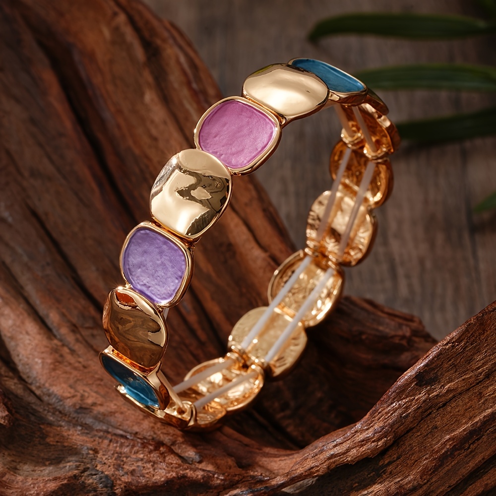 1pc CRING COCO Minimalist Gold Electroplated Women - Zinc Alloy, Thin Coating, Geometric Design, Perfect for Daily Wear, Prom, Graduation, Music Festi