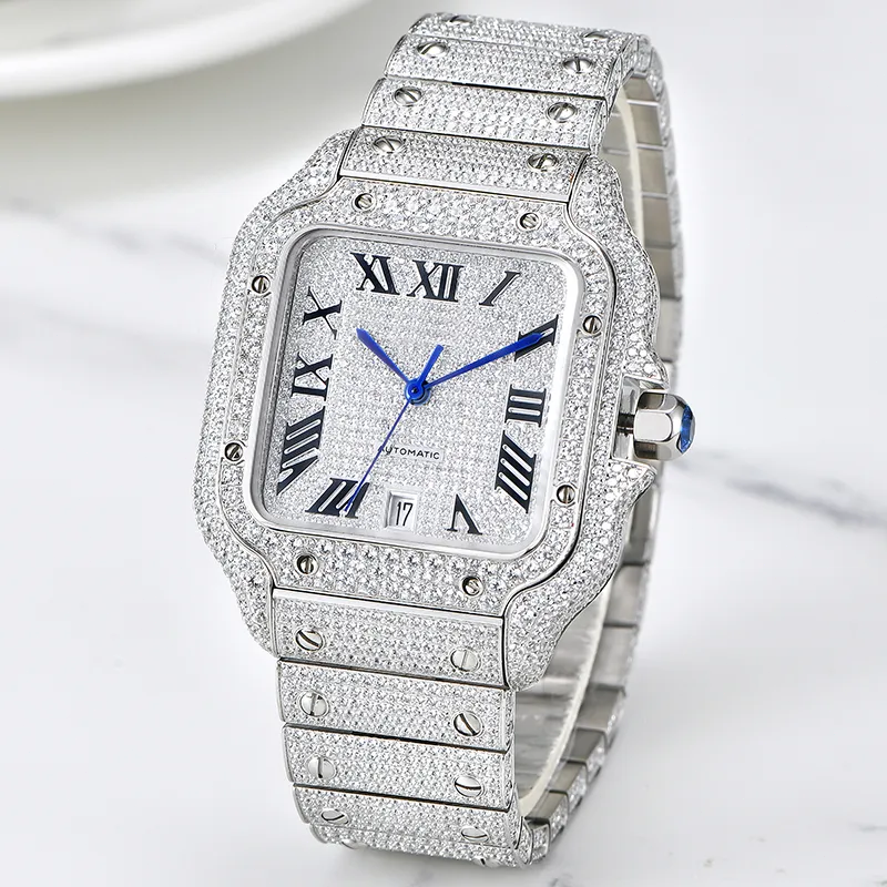 watch moissanite designer luxury watch mens watch watches men watch
