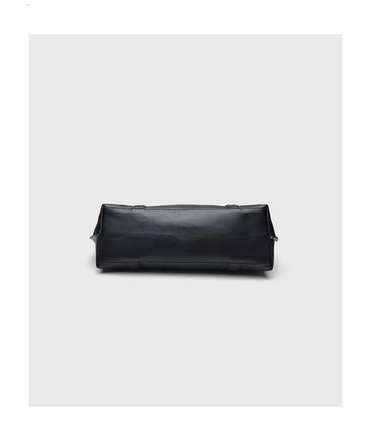 2025 Fashion Tote Handbags PU Leather Bags Women Black Large Capacity Shoulder Handle Purse For Travel Shopping Bag