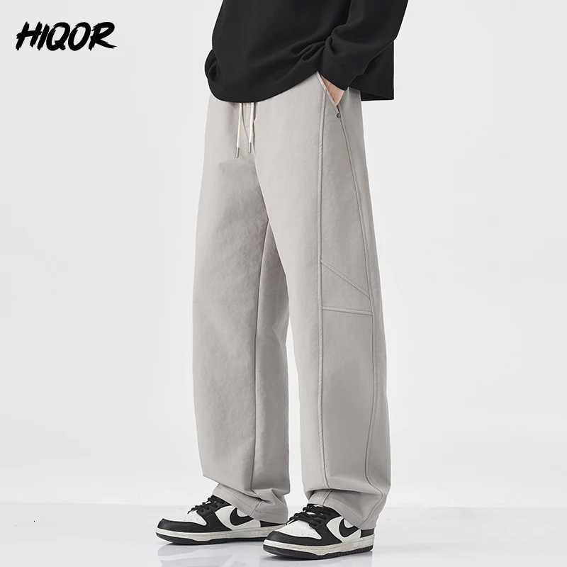 2K Mens Autumn Winter Baggy Casual Cotton Trousers Men Streetwear Fashion Stretch Wide Leg Oversize Old Japanese Vintage Pants W250826
