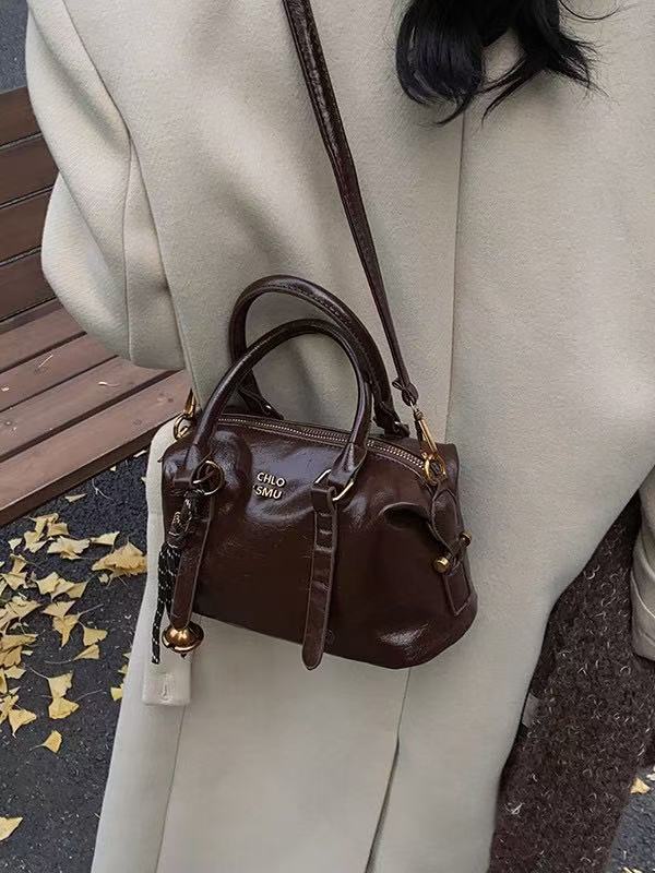 new designer Shoulder Bags For womans ladies flap fashion handbag sanding square crossbody bucket bag