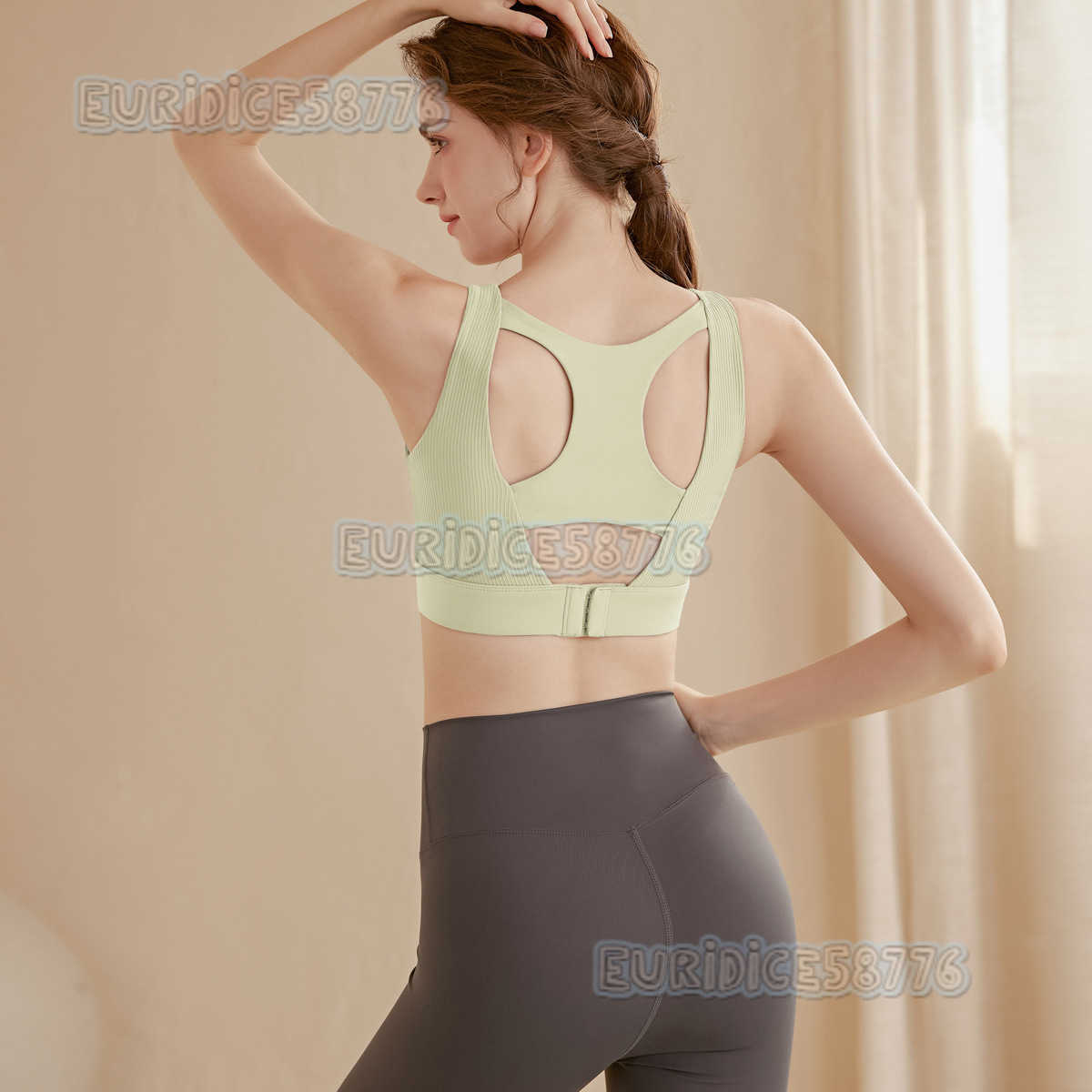 Highstrength Plus Size Sports Bra for Women Shockproof Running Professional Large Bust Fitness Vest Yoga Bra Antisagging Summer H250825