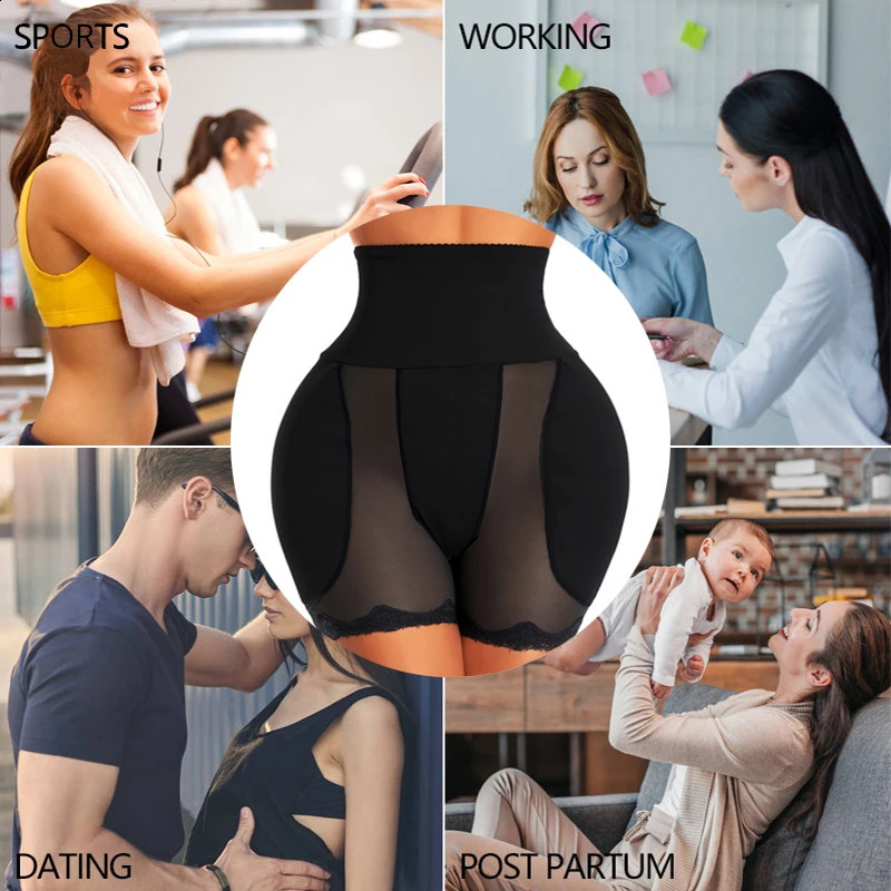 Hip Shapewear Pantie Butt Lifter Shaper Sexy Body Push Up Enahncer with Pads 250826