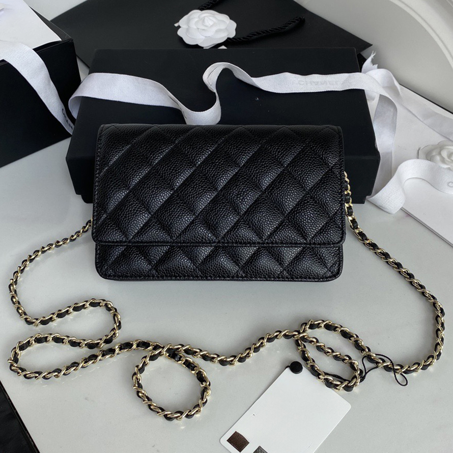 Designer bag shoulder bag Woccbag Crossbody Women caviar Lambskin luxury mini chain bag Grained Shiny Calfskin Classic Hangbag Top Quality portable fashion Purses