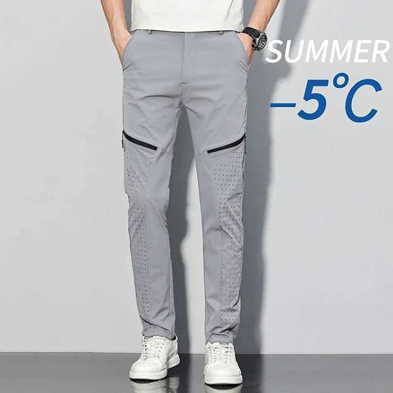 Hot Sale Korean Version Summer New Loose Sports Trousers Men Casual Thin Straight Leg Pants Male Fashion Outdoor Quick Dry Pants W250826