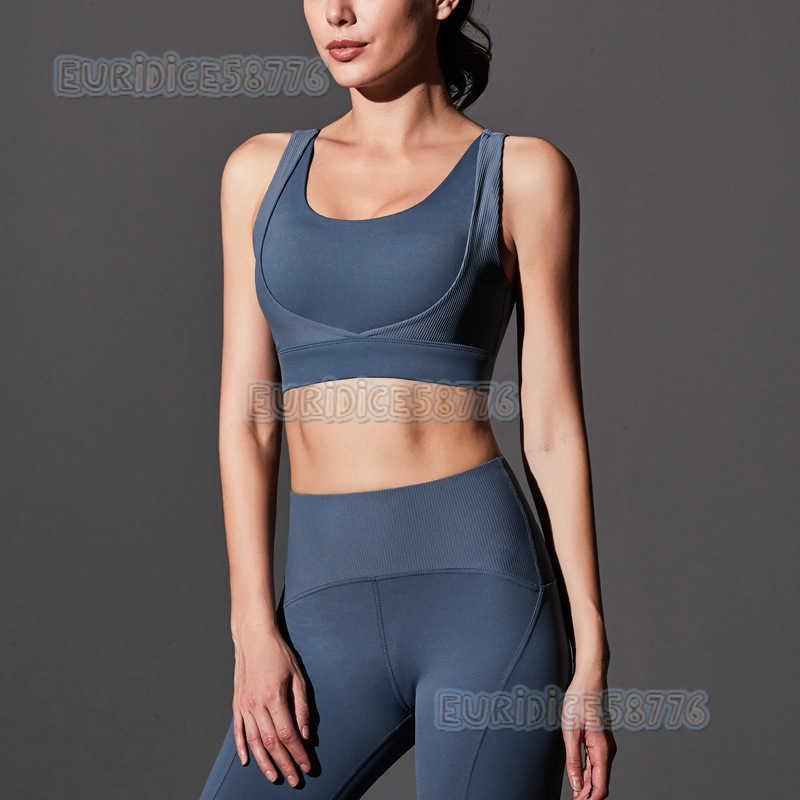 20321 Professional Highintensity Large Size Sports Underwear Shockproof Running Gathering Fitness Yoga Bra High Support H250825