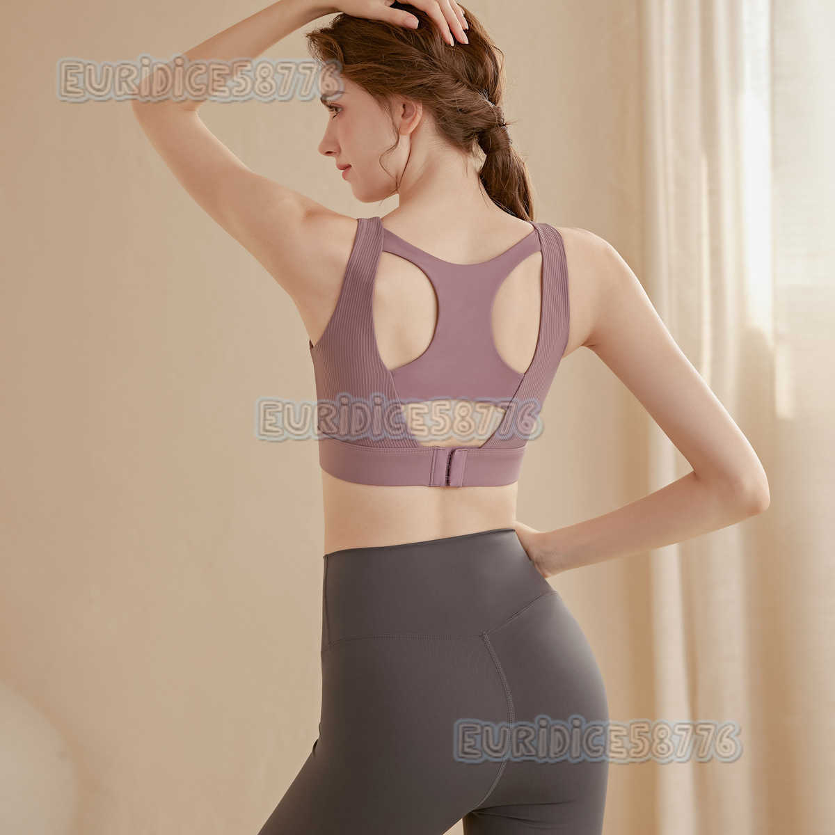 Highstrength Plus Size Sports Bra for Women Shockproof Running Professional Large Bust Fitness Vest Yoga Bra Antisagging Summer H250825